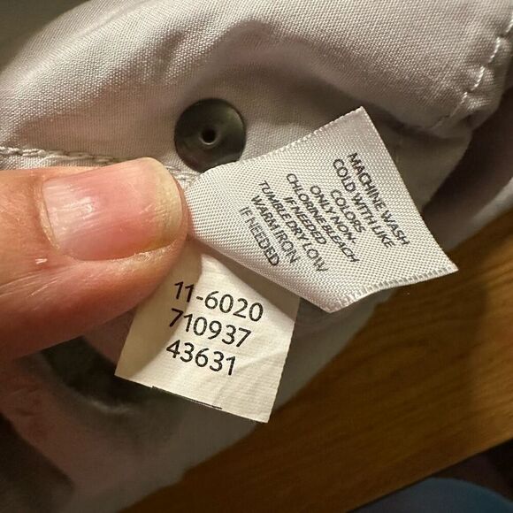 J. Jill linen pants gray white 14 - Picture 5 of 9